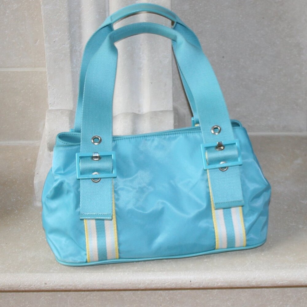 Franco Sarto Blue Nylon Bag